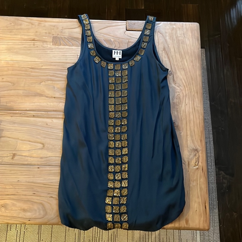 HAUTE HIPPIE SILK MINI DRESS